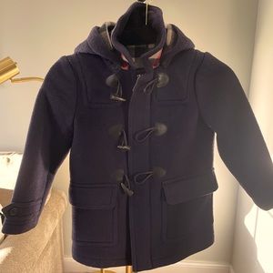 Burberry Boys’ Blue Wool Peacoat - worn once and in immaculate condition!